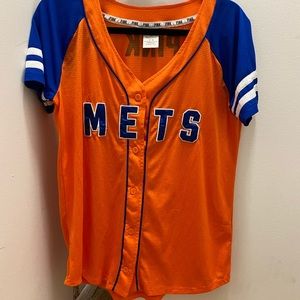 PINK VS New York Mets Mesh Jersey Top